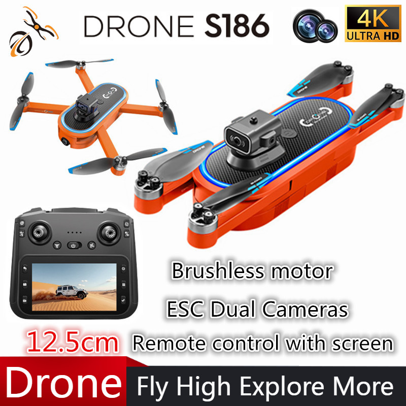 Drone Rc Cable - 2025 S186 드론 전문가용 4K HD