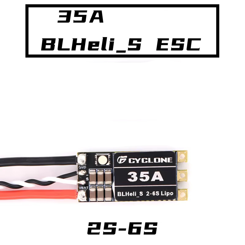 Drone Rc Quadcopter Controller - Cyclone 35A BLHeli_S ESC - 2-6S
