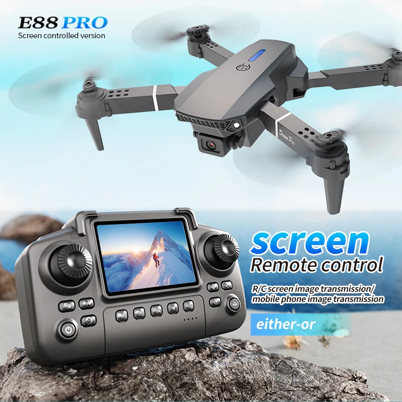 Drone Rc Helicopter With Camera - 전문 E88 프로 드론 스크린 8K