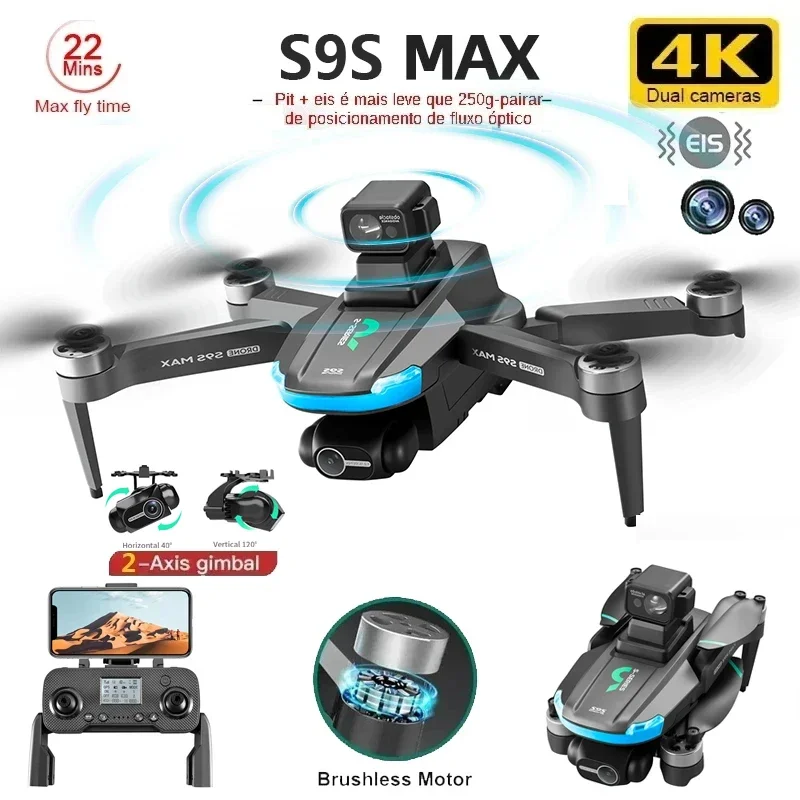 Drone Rc Helicopter With Camera - 새로운 S9S MAX 미니 드론 4K