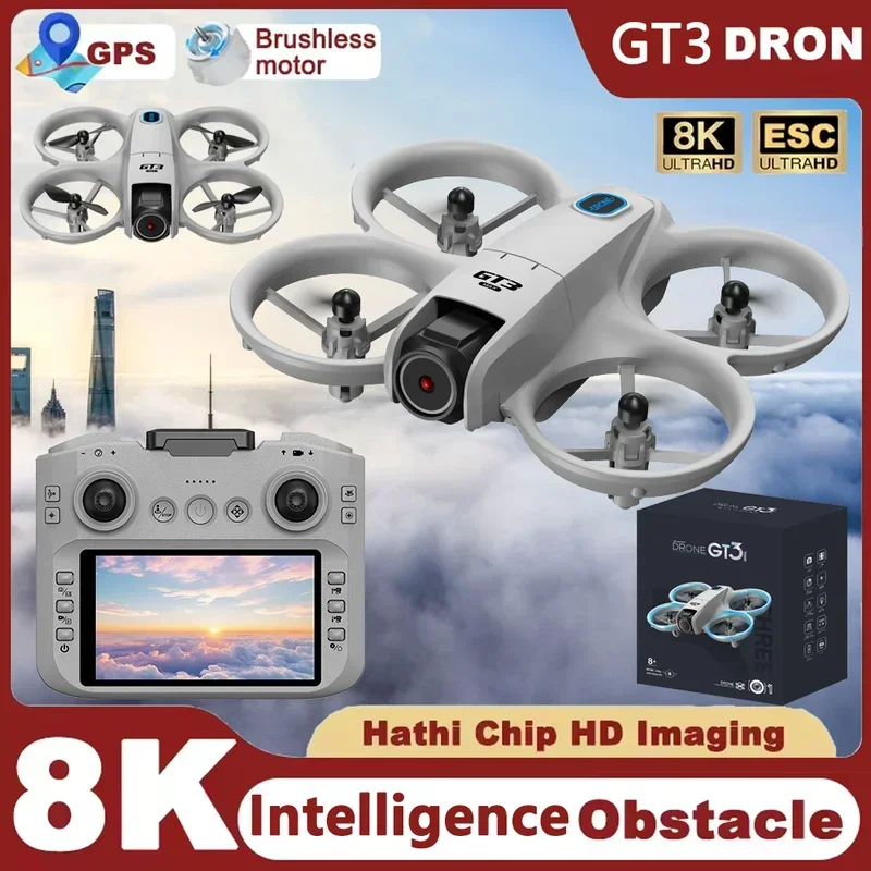 Drone Rc Helicopter With Camera - GT3 미니 신형 드론 RC 쿼드콥터
