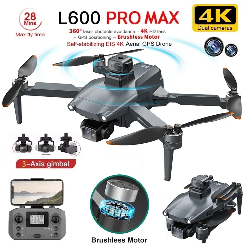 Drone Rc Helicopter With Camera - L600 PRO MAX GPS 드론 전문
