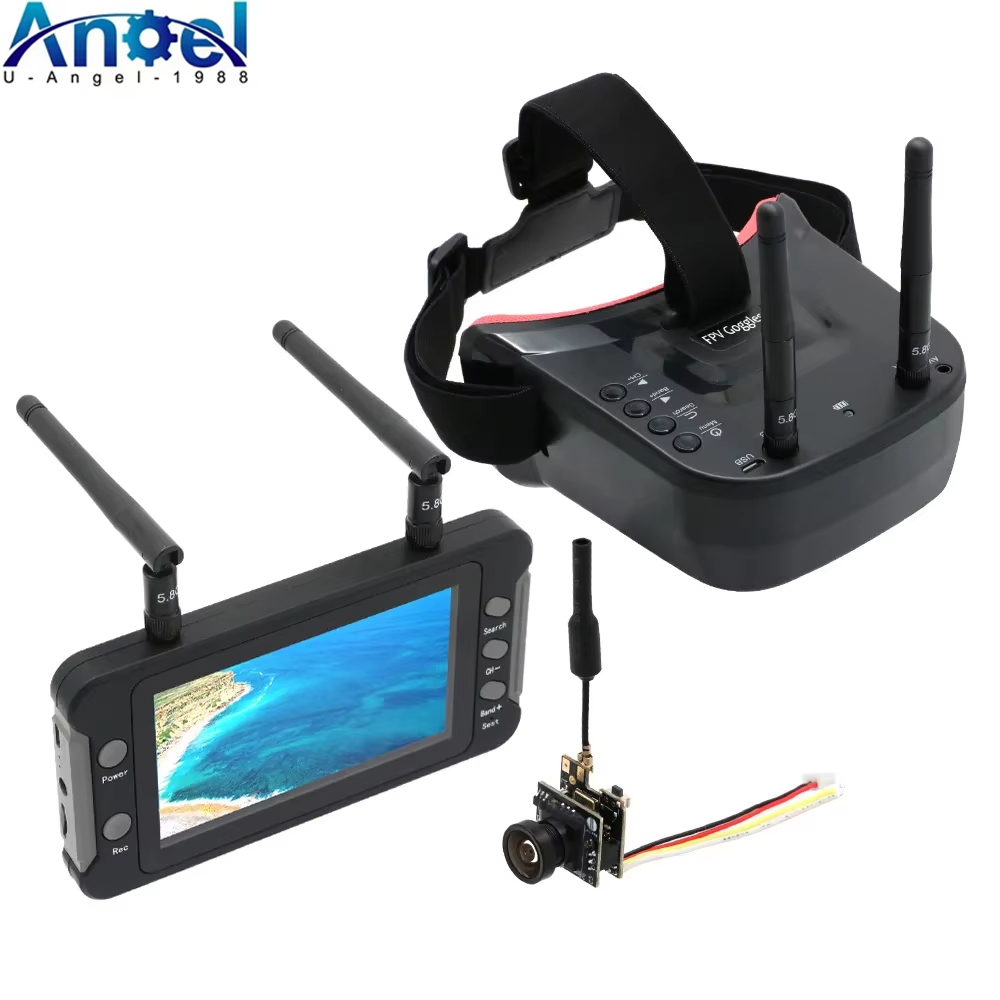 Fpv Goggles Headset - 듀얼 안테나 FPV 고글 모니터 비디오