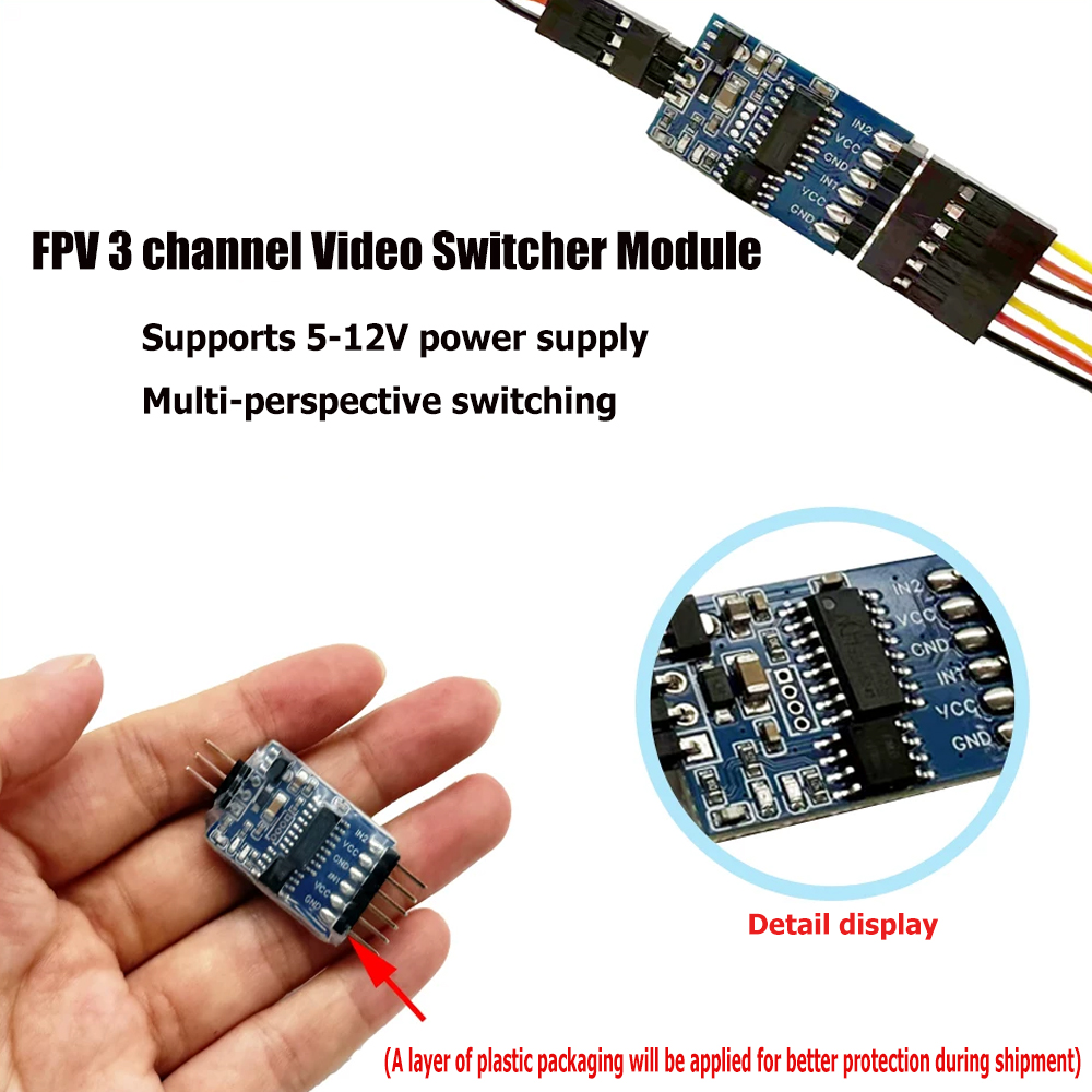 5.8G 3 채널 비디오 스위처 모듈 FPV 드론 UA - Drone Rc Controller 리뷰 및 가격