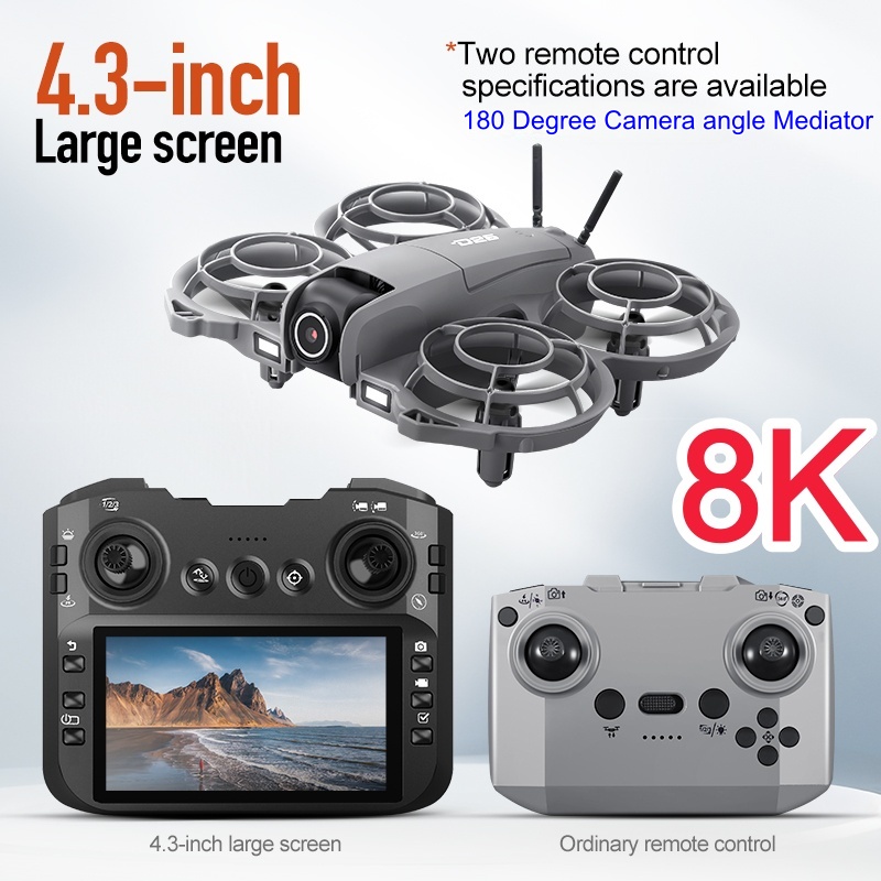 대형 화면 리모컨 RC 드론, 8K HD 카메라 탑재, - Drone Rc Helicopter With Camera 리뷰 및 가격