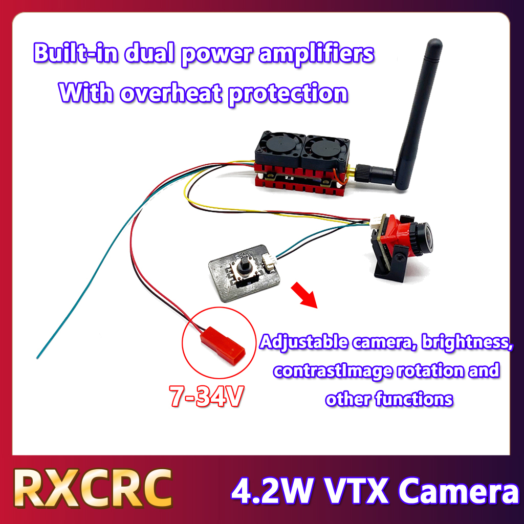 RXCRC 5.8G 48CH 4.2W 고출력 VTX 송 - Drone Rc Receiver And Transmitter 리뷰 및 가격