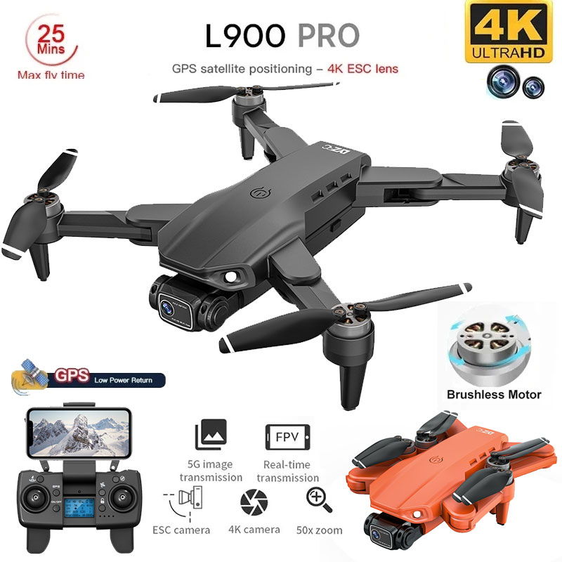 L900 Pro GPS 드론 4K 전문 HD 듀얼 카메 - Drone Rc Helicopter With Camera 리뷰 및 가격