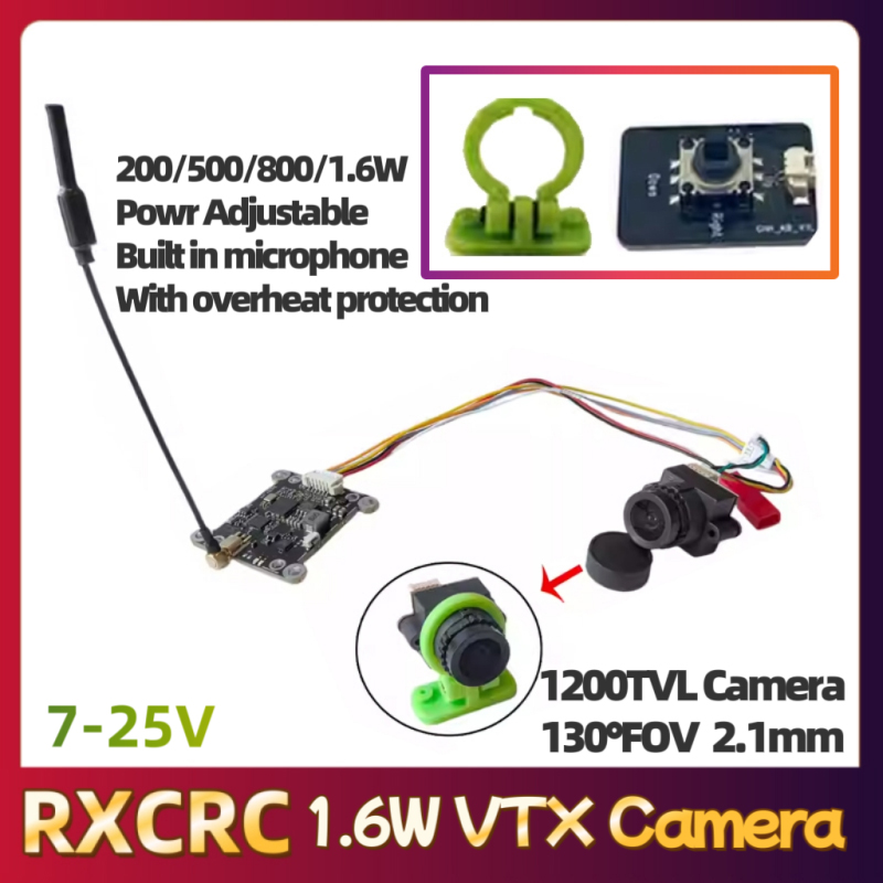 RXCRC 5.8G 모듈 48채널 1.6W VTX 더블 - Drone Rc Receiver And Transmitter 리뷰 및 가격