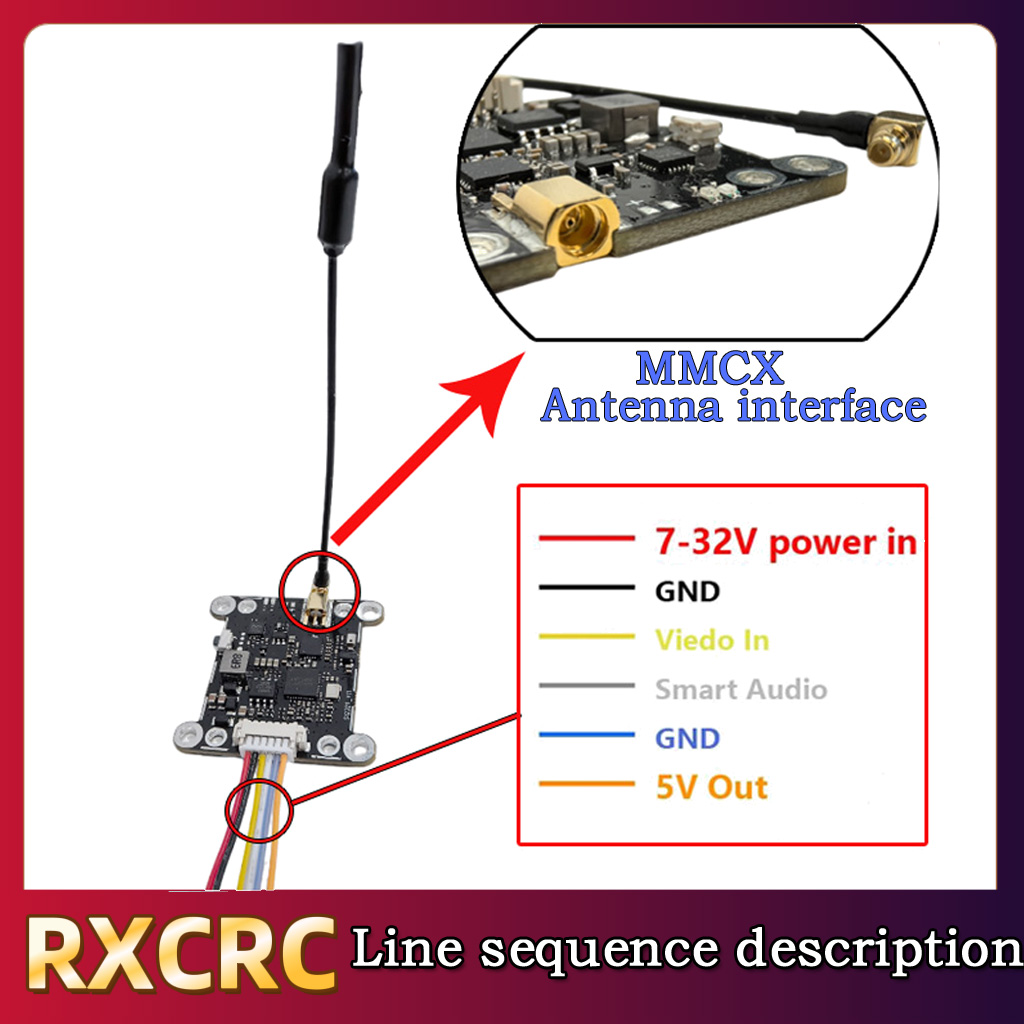 RXCRC 5.8G 모듈 48채널 1.6W VTX 더블 - Drone Rc Receiver And Transmitter 리뷰 및 가격