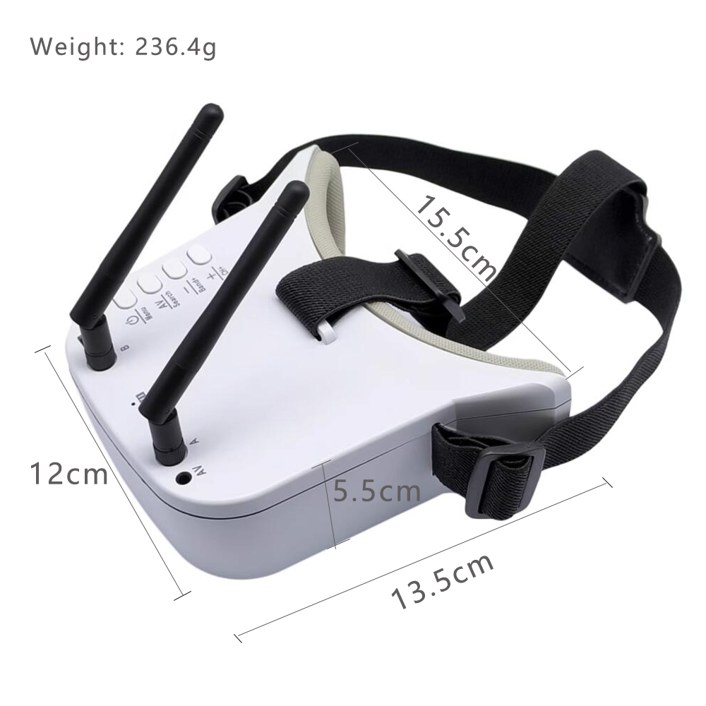시뮬레이터 레이싱 VR 게임 가상 현실 5.8G FPV - Fpv Goggles Headset 리뷰 및 가격