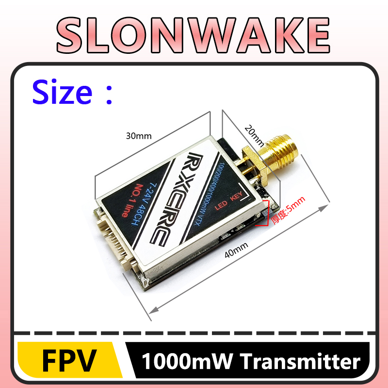 SLONWAKE 5.8G 48CH 1W VTX 100/ - Drone Rc Receiver And Transmitter 리뷰 및 가격