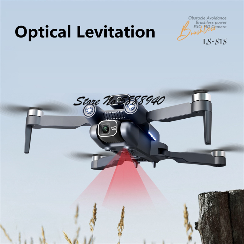 6K 광학 흐름 브러시리스 접이식 원격 조종 드론 WI - Drone S1S Rc Quadcopter 리뷰 및 가격