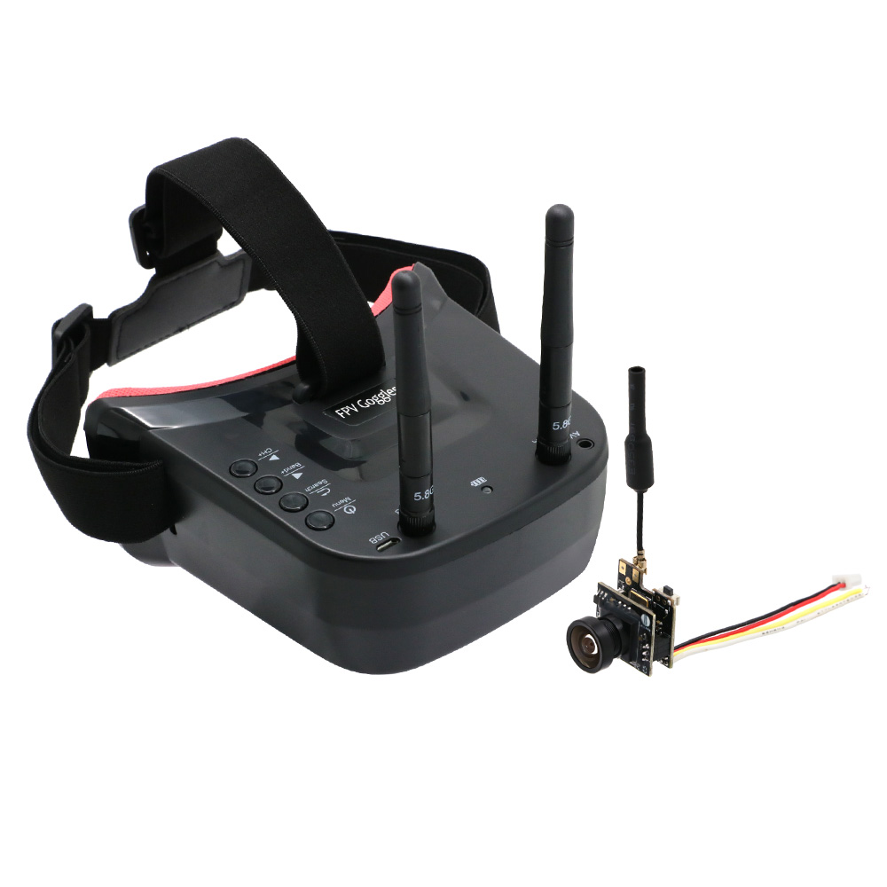 5.8G 40CH 듀얼 안테나 FPV 고글 비디오 안경 - Fpv Goggles Headset 리뷰 및 가격
