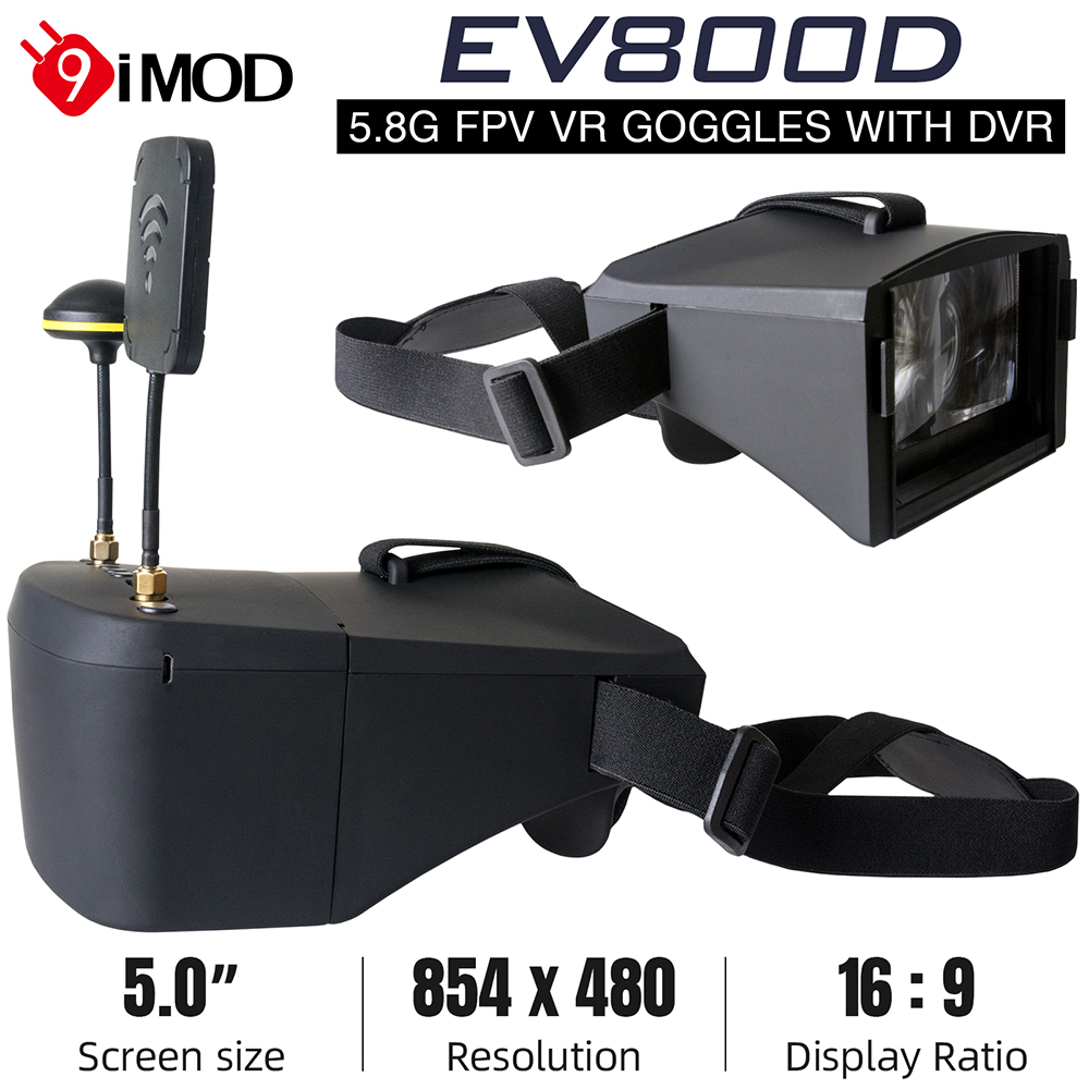 9IMOD LS-800D 5.8G 40CH FPV 고글 - Fpv Goggles Headset 리뷰 및 가격