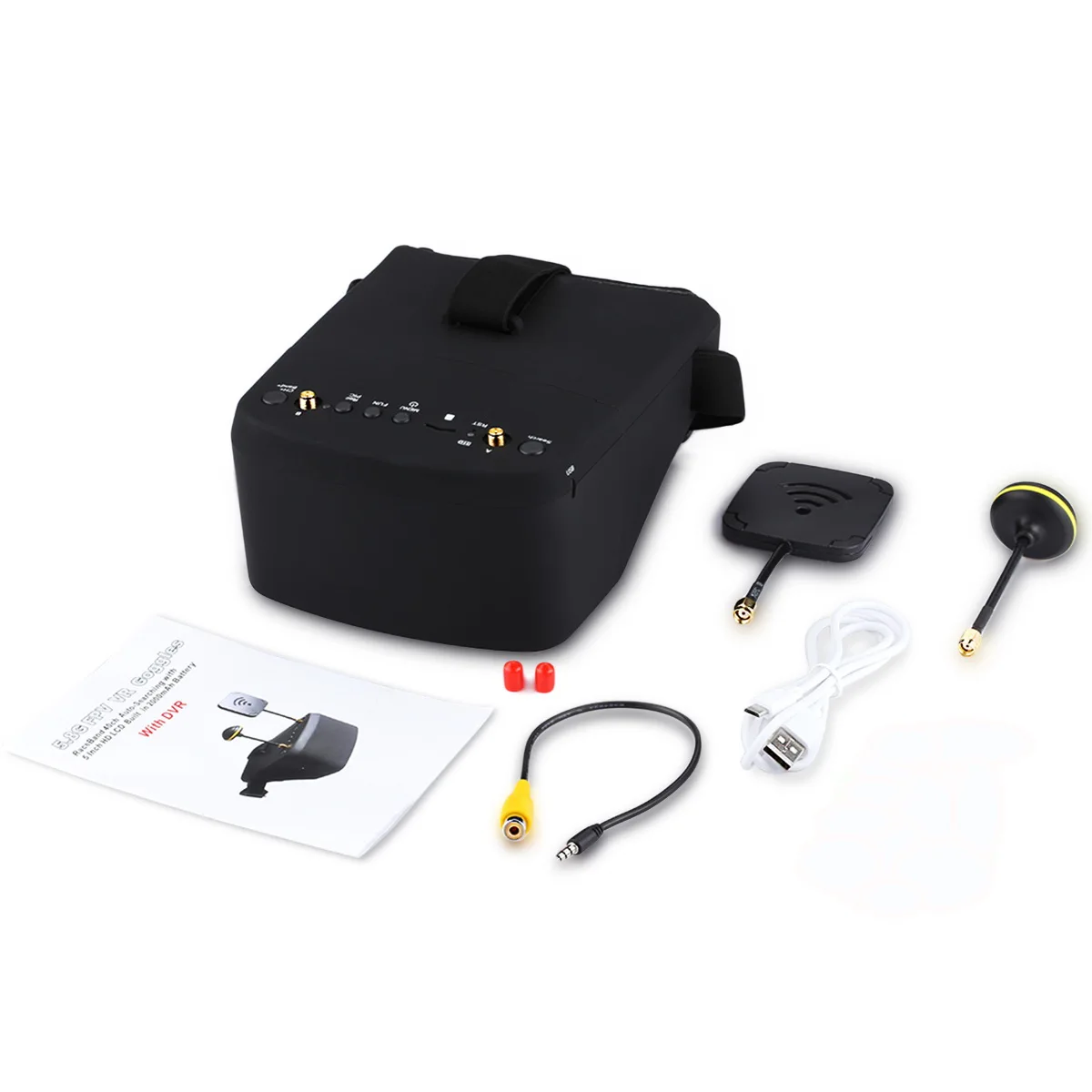 EV800D 5.8G 40CH 5인치 800*480 비 - Fpv Goggles Headset 리뷰 및 가격