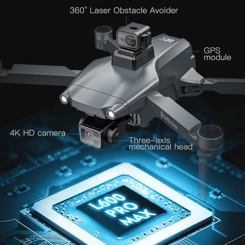 L600 PRO MAX GPS 드론 전문 4K 3축 P - Drone Rc Helicopter With Camera 리뷰 및 가격