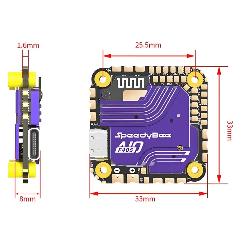 SpeedyBee F405 AIO 비행 컨트롤러 40A - Drone Rc Quadcopter Controller 리뷰 및 가격
