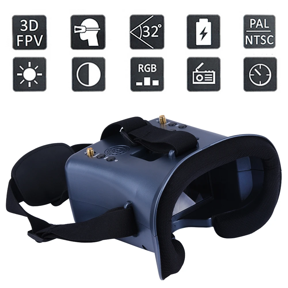 5.8G 40CH 4.3 인치 800*480 비디오 헤 - Fpv Goggles Headset 리뷰 및 가격