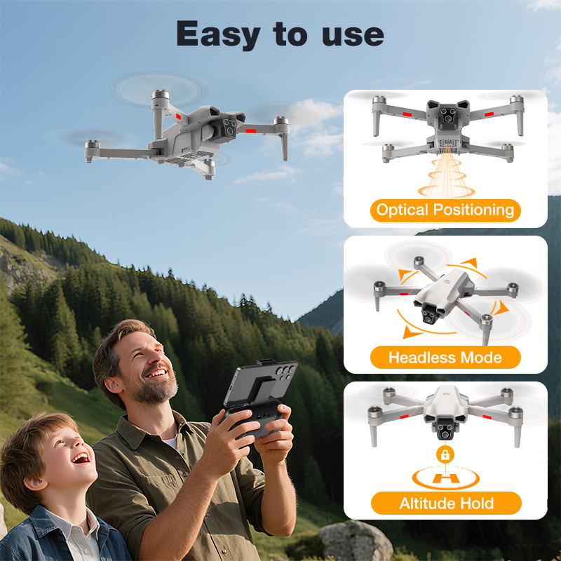 새로운 핫 L017 프로 드론 브러시리스 3D 롤 36 - Drone Rc Helicopter With Camera 리뷰 및 가격