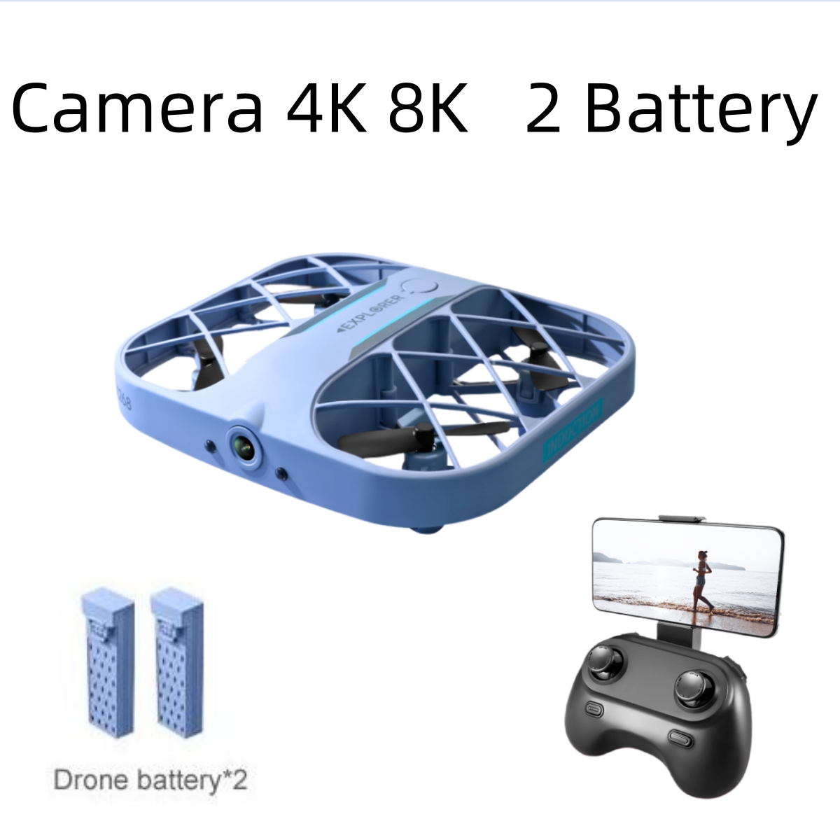 JJRC H107 FPV RC 드론(배터리 2개 포함) - Drone Rc Receiver And Transmitter 리뷰 및 가격